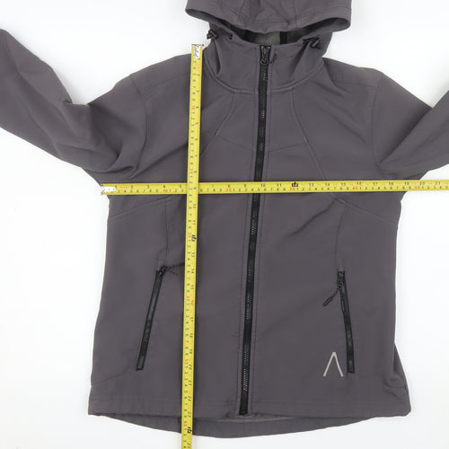 Black by Dublin Men’s Grey Softshell Hooded Jacket Size M