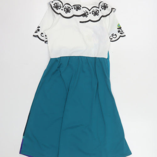 H&M Disney Girls Multicoloured Mirabel Encanto Knee Length Dress 4-6 Years