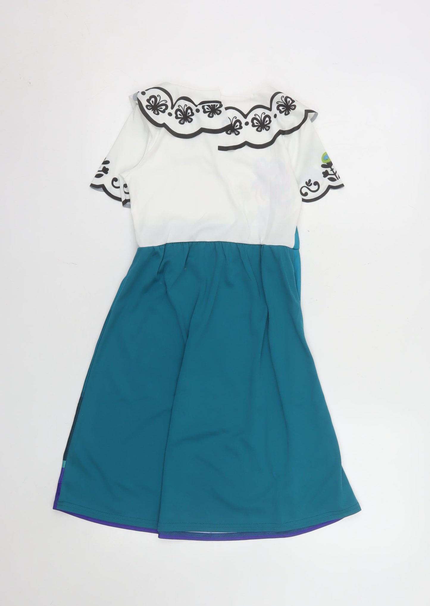 H&M Disney Girls Multicoloured Mirabel Encanto Knee Length Dress 4-6 Years
