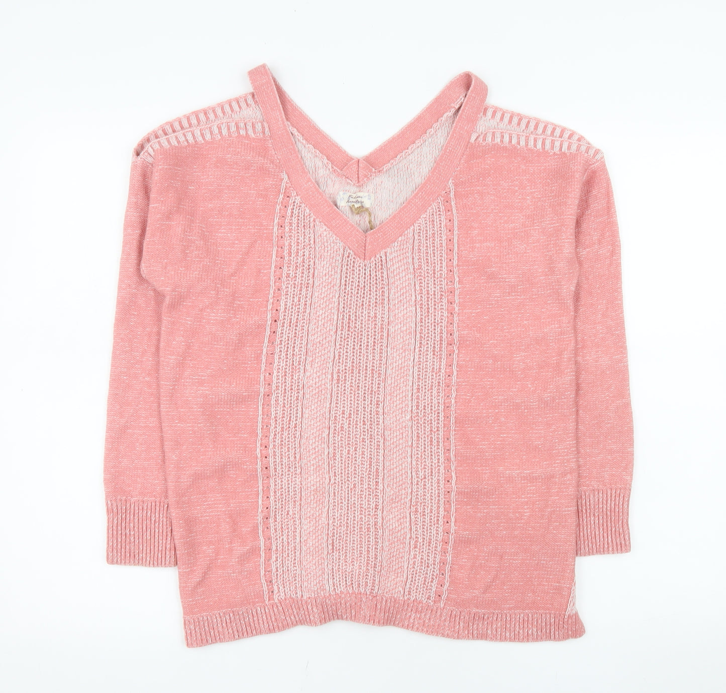 Matalan Women’s Pink V-Neck Knit Jumper Size 12