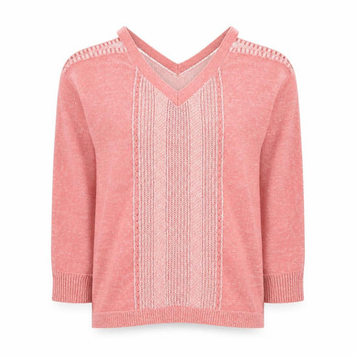 Matalan Women’s Pink V-Neck Knit Jumper Size 12