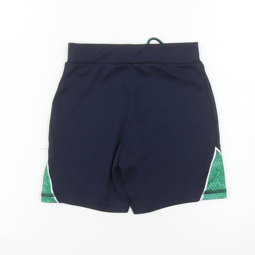 Dunnes Stores Boys Navy Blue 7-8 Years Athletic Shorts with Drawstring