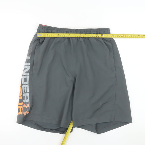 Under Armour Mens Grey Medium Athletic HeatGear Shorts