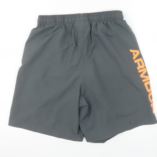 Under Armour Mens Grey Medium Athletic HeatGear Shorts