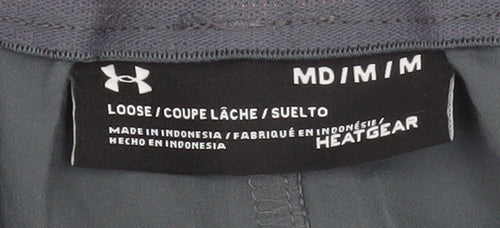 Under Armour Mens Grey Medium Athletic HeatGear Shorts