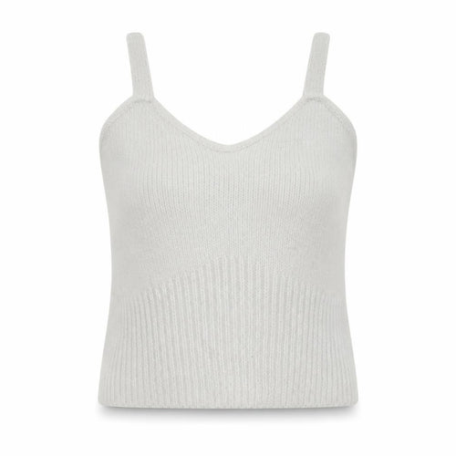 Nicole Miller Women's Grey Knit Camisole Tank Top Size S