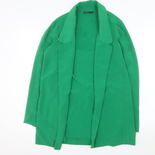 Stradivarius Women’s Green Regular Fit Single Breasted Blazer Size 12