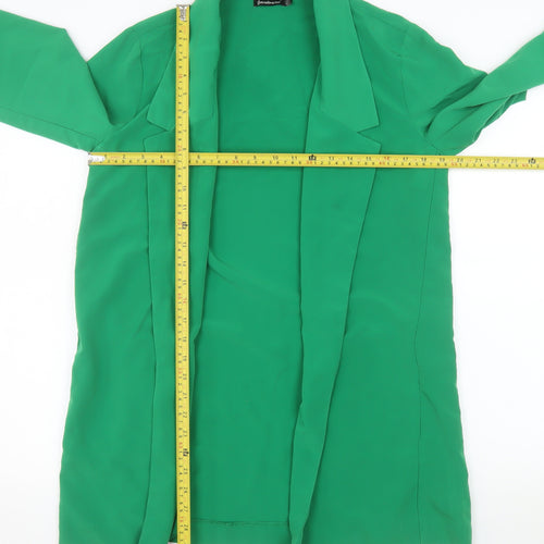 Stradivarius Women’s Green Regular Fit Single Breasted Blazer Size 12
