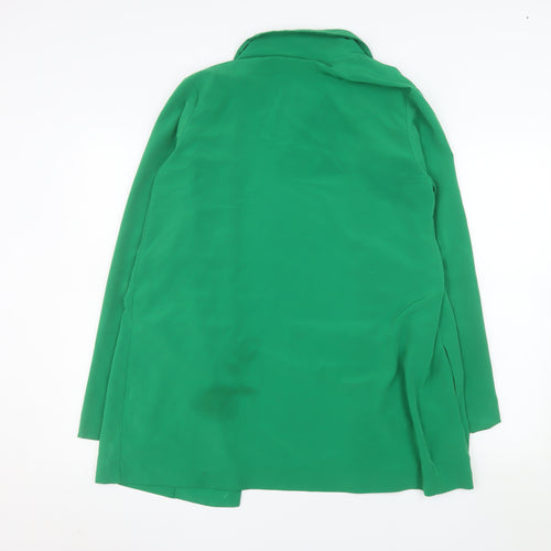 Stradivarius Women’s Green Regular Fit Single Breasted Blazer Size 12