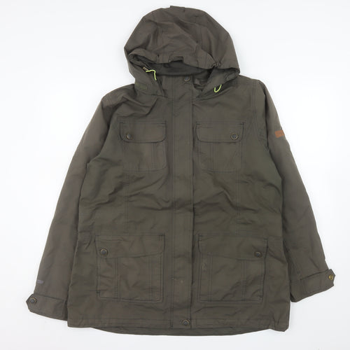 Regatta Women's Green Waterproof Hooded Parka Jacket Size 20