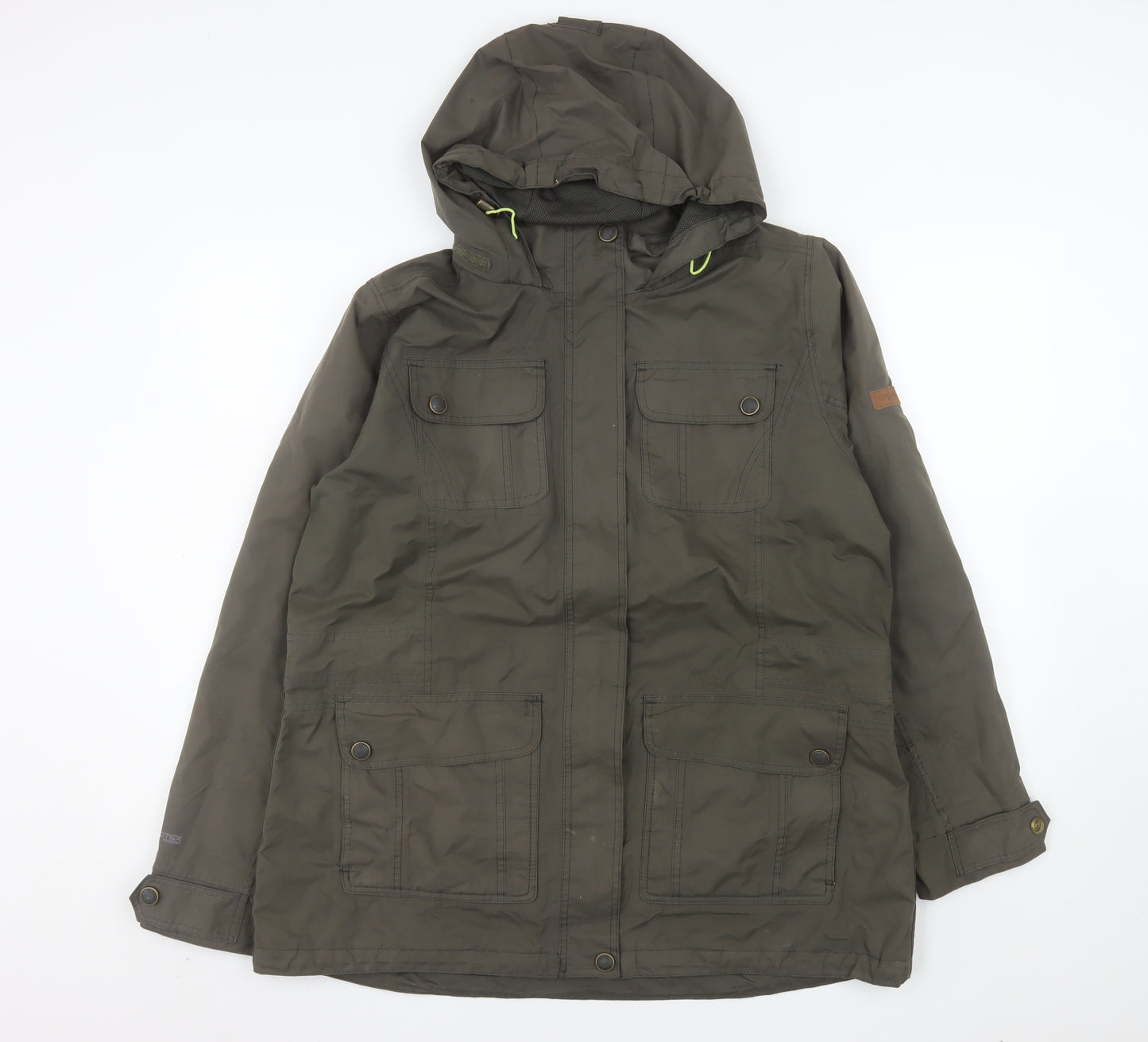 Regatta Women's Green Waterproof Hooded Parka Jacket Size 20