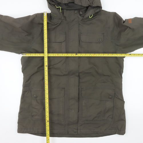 Regatta Women's Green Waterproof Hooded Parka Jacket Size 20