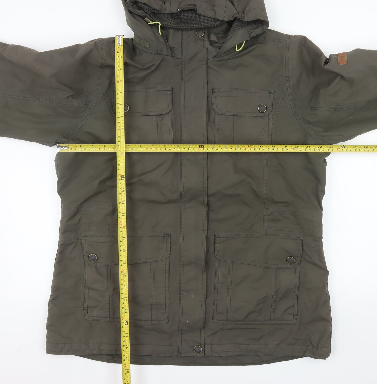 Regatta Women's Green Waterproof Hooded Parka Jacket Size 20