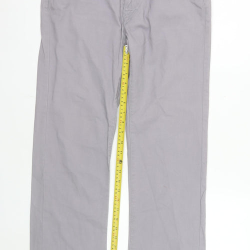 Denim Co Women’s Grey Straight Jeans Size 12 Regular Fit