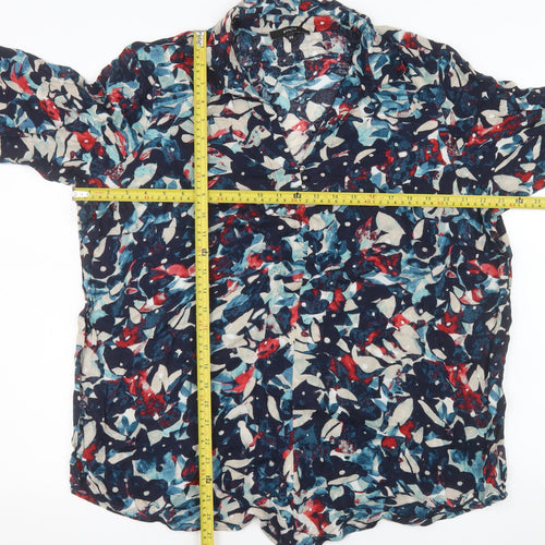 Bonita Womens Multicoloured Floral Viscose Tunic Blouse Size 18