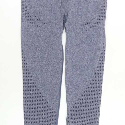 Dunnes Stores Womens Blue Seamless Gym Leggings Size S