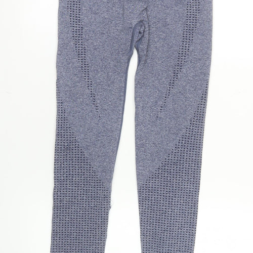 Dunnes Stores Womens Blue Seamless Gym Leggings Size S