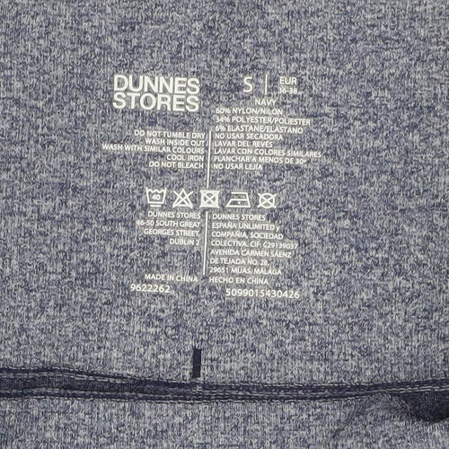 Dunnes Stores Womens Blue Seamless Gym Leggings Size S