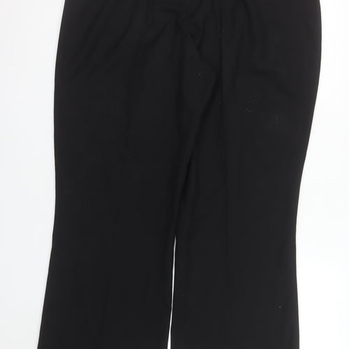 Coppinger Women's Black Size 18 Straight Leg Dress Pants