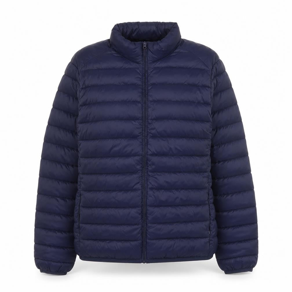 Front view of St. Bernard for Dunnes Stores Women's Blue L Puffer Jacket