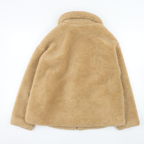 Dunnes Stores Women’s Beige Full Zip Fleece Jacket Size 14