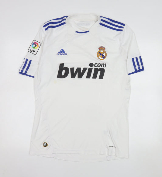 Adidas Real Madrid Men's White M ClimaCool Football Shirt