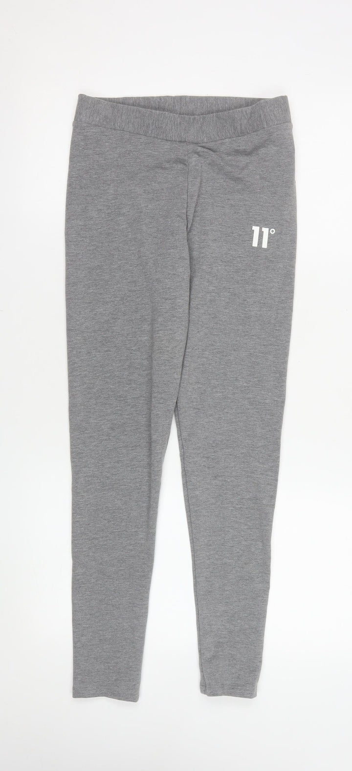 11 Degrees Womens Grey Leggings UK 8 Polyester Blend Activewear