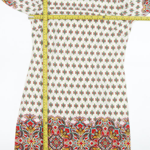 Atmosphere Women’s Multicoloured Geometric Shift Dress Size 12
