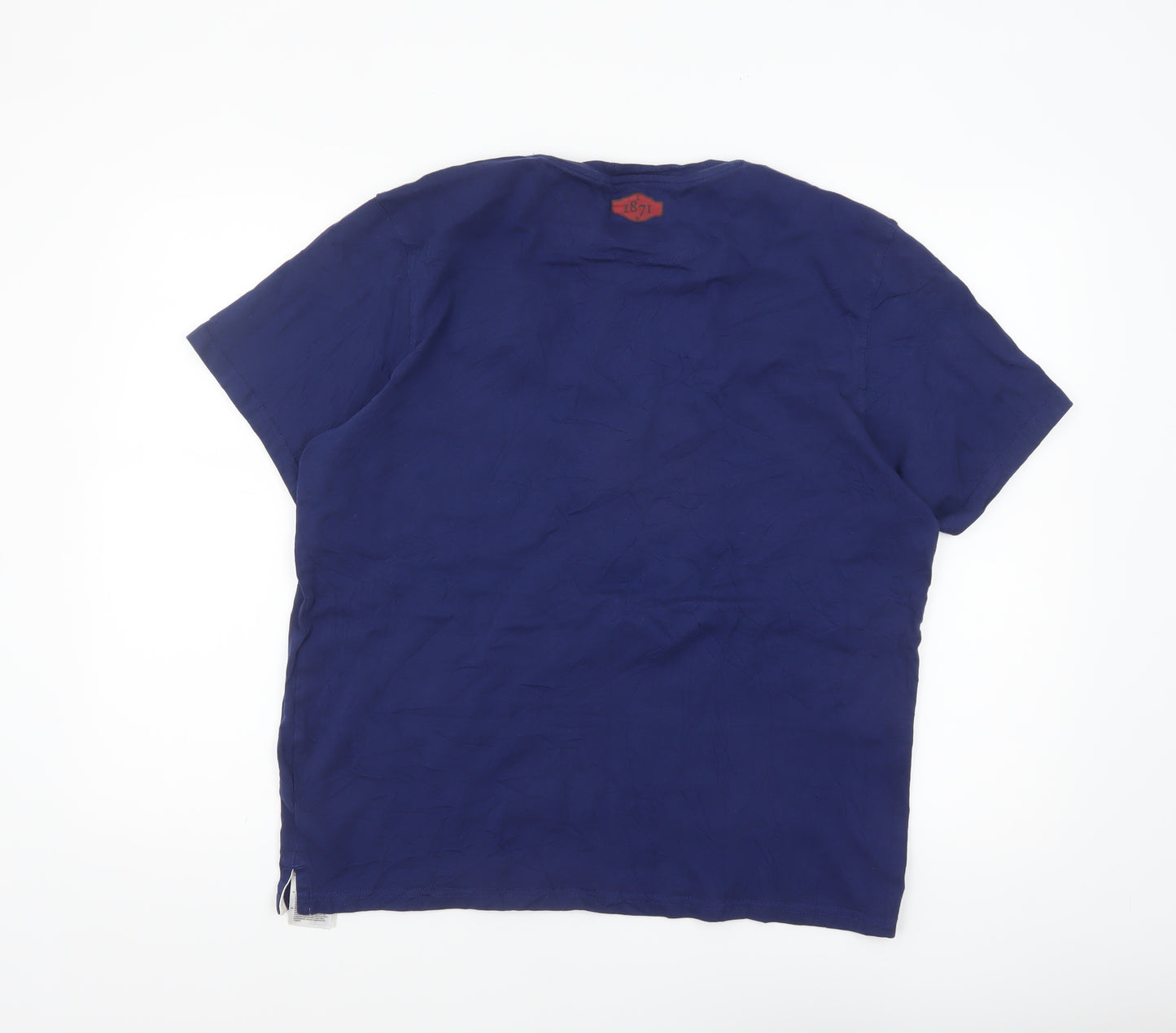 Fanatics England Rugby Men's Blue Cotton T-Shirt Size L