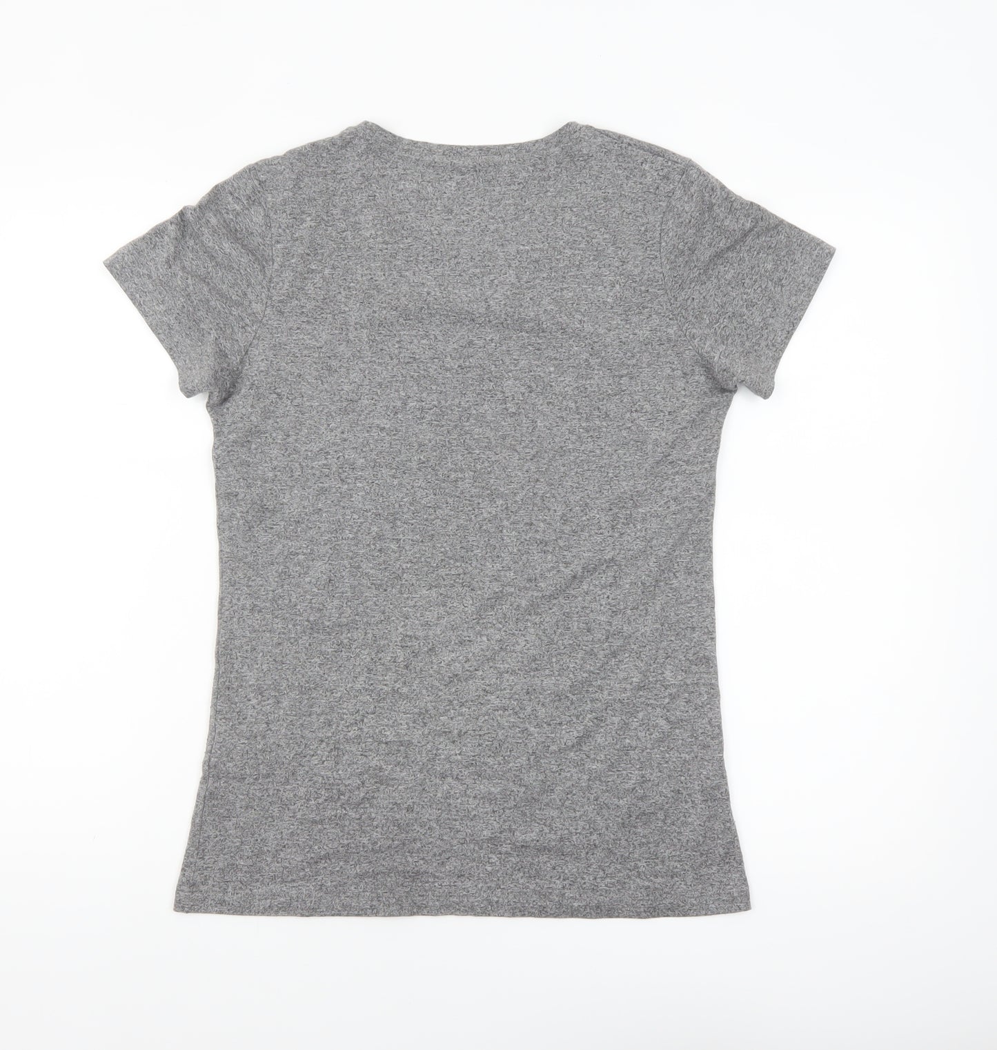 Manuka Women's Grey Crew Neck Heart Print T-Shirt UK 12