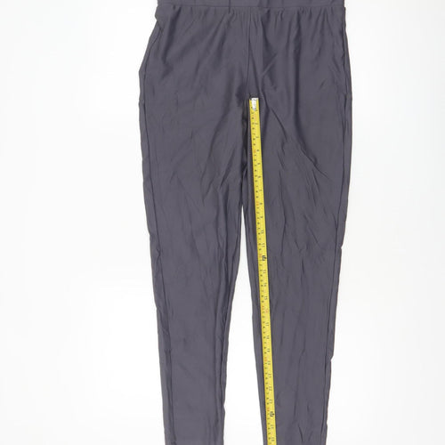 ASOS DESIGN Womens Grey Leggings Size 12 Slim Fit Activewear