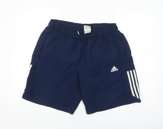 Adidas Men's Blue Sport Essentials Climalite Athletic Shorts Size L