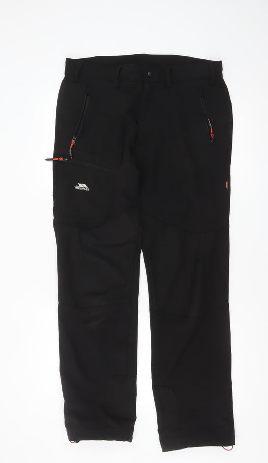 Trespass Men’s Black Cargo Outdoor Stretch Trousers S 30in