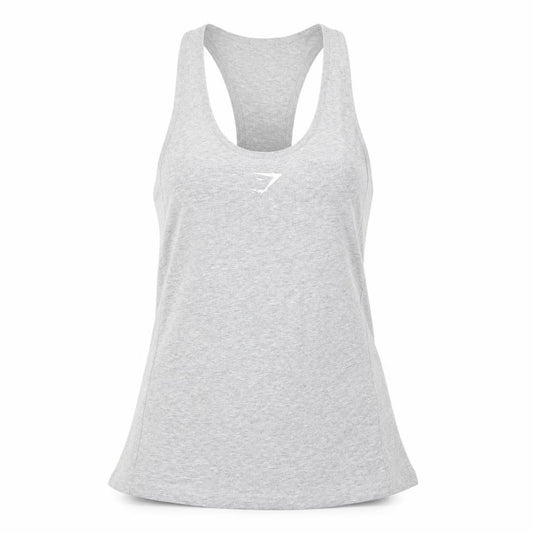Gymshark Women's Grey S Racerback Tank Top Athletic Fit
