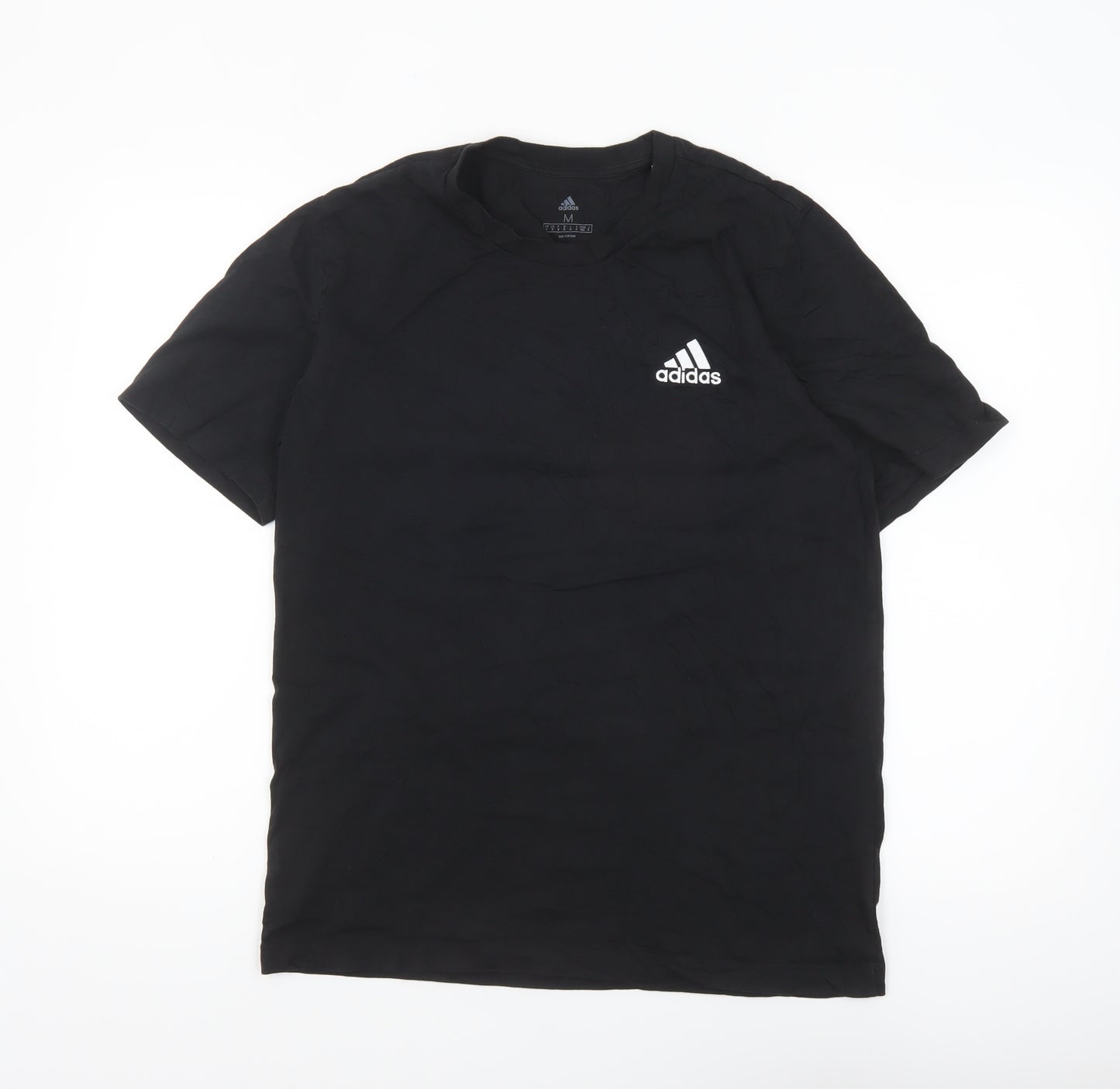 Adidas Men’s Black Cotton Short Sleeve Crew Neck T-Shirt M