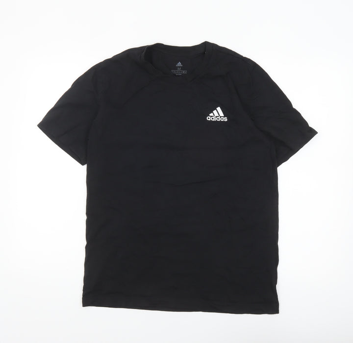 Adidas Men’s Black Cotton Short Sleeve Crew Neck T-Shirt M