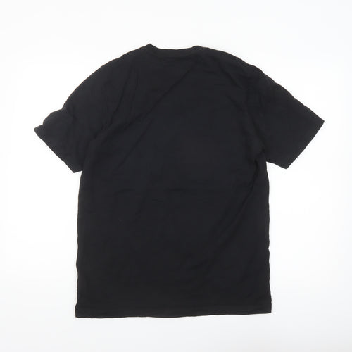Adidas Men’s Black Cotton Short Sleeve Crew Neck T-Shirt M