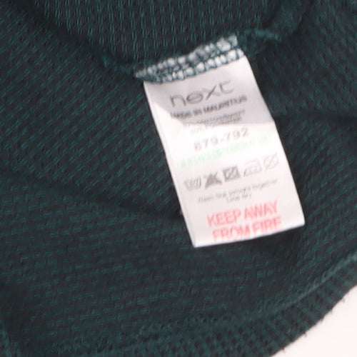 Next Womens Green High Neck Sleeveless Jersey Tank Top Size 12