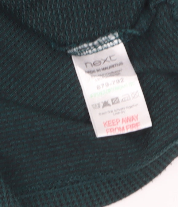 Next Womens Green High Neck Sleeveless Jersey Tank Top Size 12