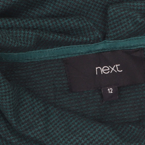 Next Womens Green High Neck Sleeveless Jersey Tank Top Size 12
