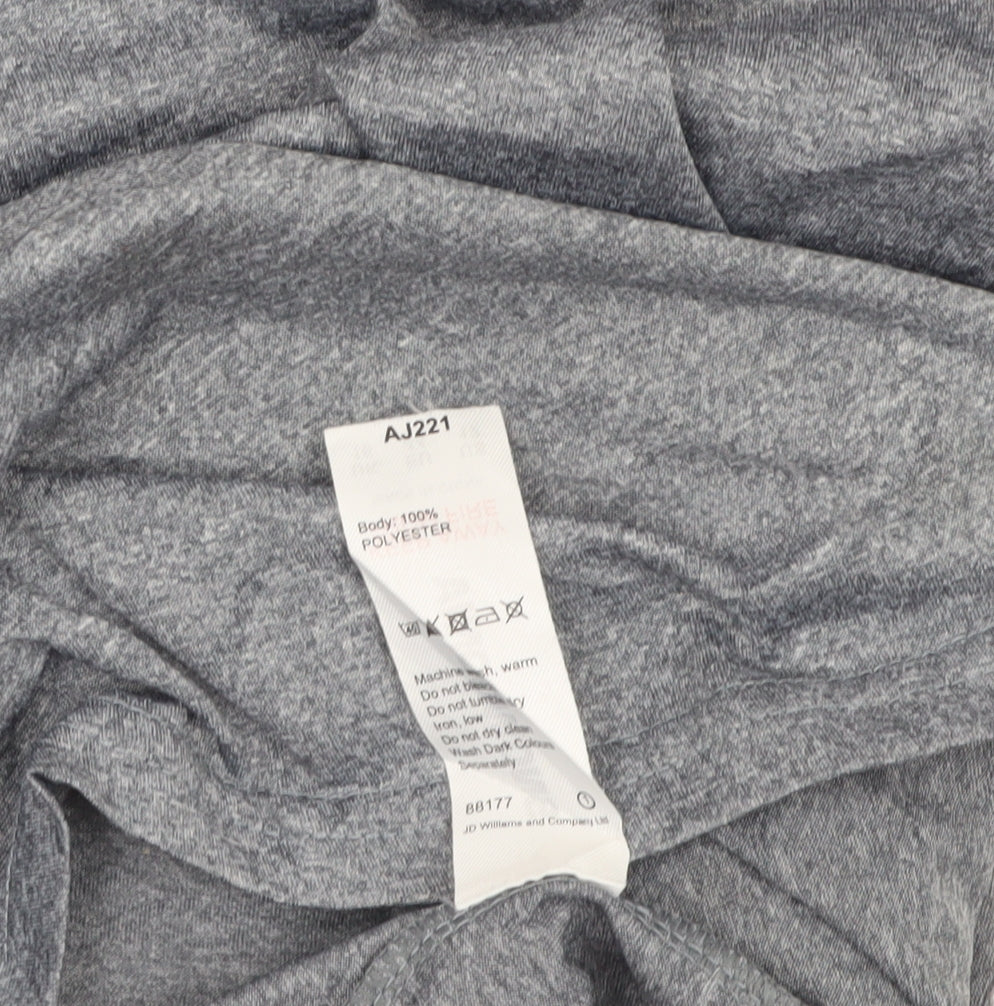 Snowdonia Grey Women's Size 16 Short Sleeve Active T-Shirt