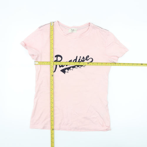 Hush Women's Pink Cotton Paradise Print T-Shirt XS