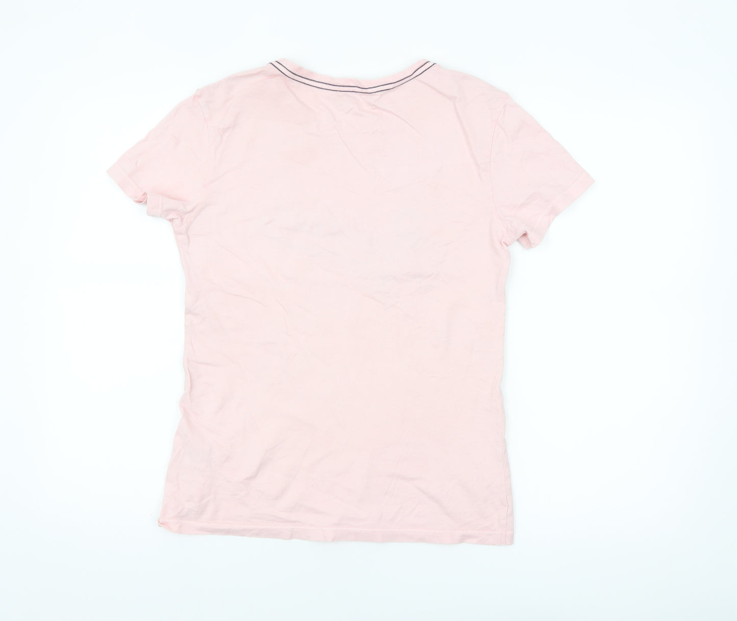 Hush Women's Pink Cotton Paradise Print T-Shirt XS