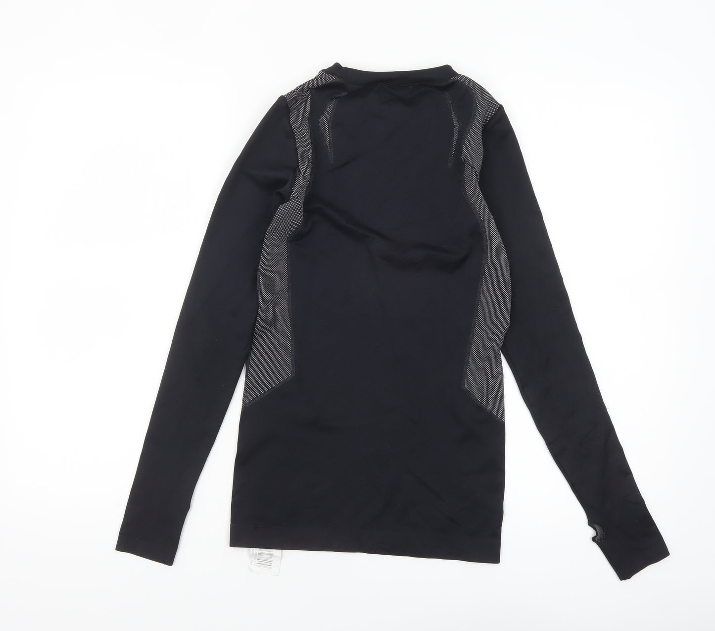 The Edge Womens Black XS Long Sleeve Compression Top