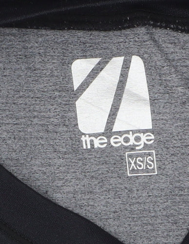 The Edge Womens Black XS Long Sleeve Compression Top