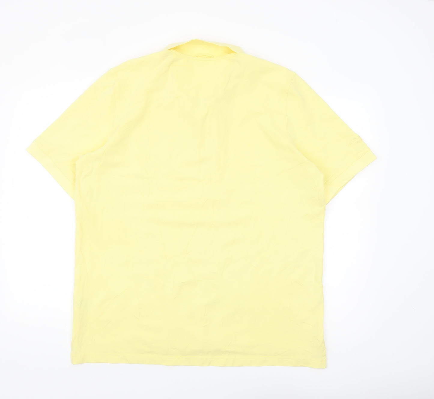 Glenmuir 1891 Men's Yellow Premium Cotton Stretch Polo Shirt L