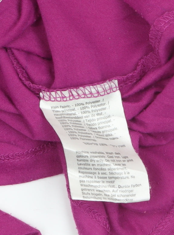 Regatta Womens Purple Short Sleeve Adventure Tech T-Shirt Size 18