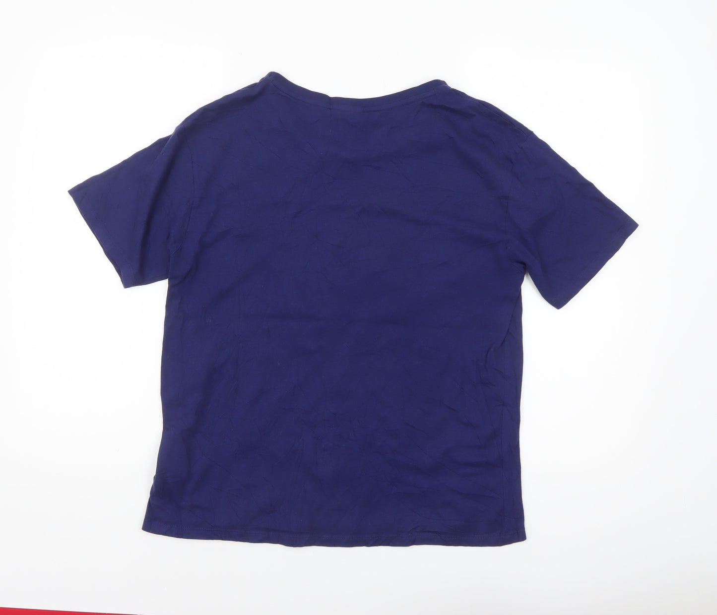 Boohoo Womens Blue Grinch Christmas Nightshirt Size 10 T-Shirt Style