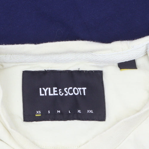 Lyle & Scott Men's Multicoloured Crew Neck Cotton T-Shirt Size S