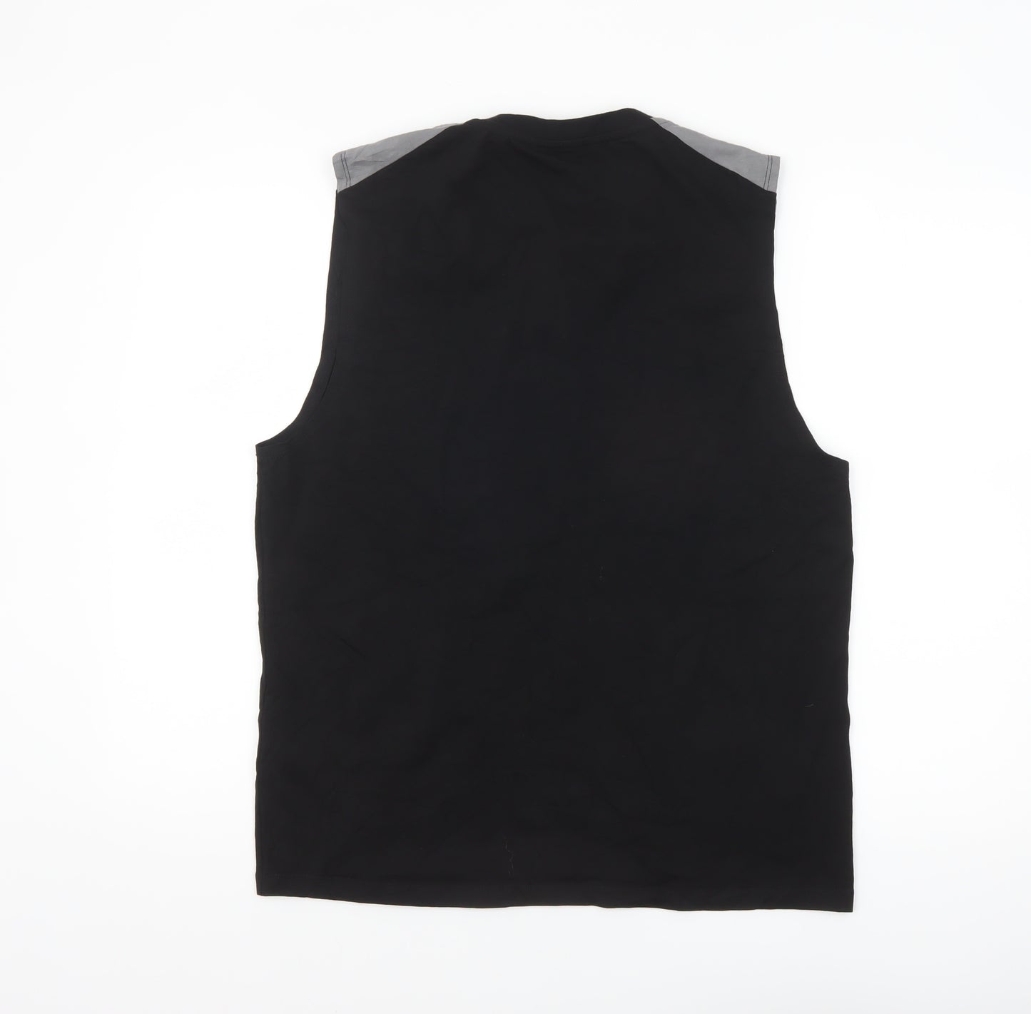 ASOS Design Men's Black Music Graphic Sleeveless Top 2XL